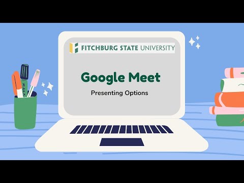 Google Meet - Presenting options