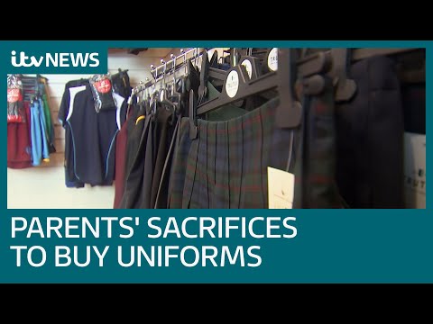 Struggling parents forced to make sacrifices in order to afford school uniforms | ITV News