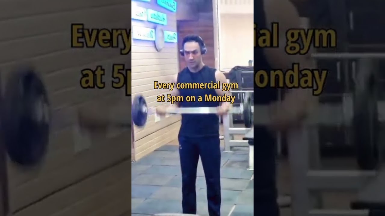 Every Commercial Gym at 5pm on Monday evening 🏋👀 | Relatable should Comment | 