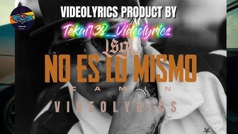 Camin - No es lo mismo Letra/Lyrics