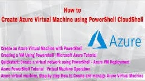 Azure Devops | How to create Virtual Machine in Azure by using PowerShell | Session 12 |