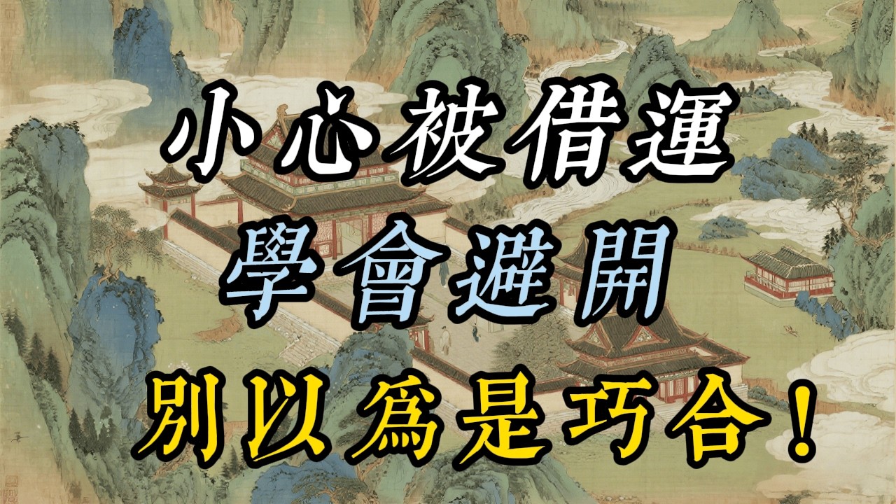 不是巧合！運氣變差，往往是被這類人拖走了#情感 #人生感悟 #人生智慧 #正能量 #心靈雞湯