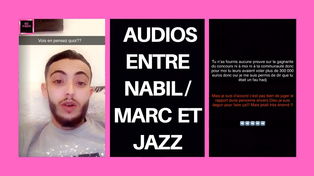 NABIL BALANCE LES AUDIOS ENTRE LUI/JAZZ ET MARC BLATA ET LAURENT!