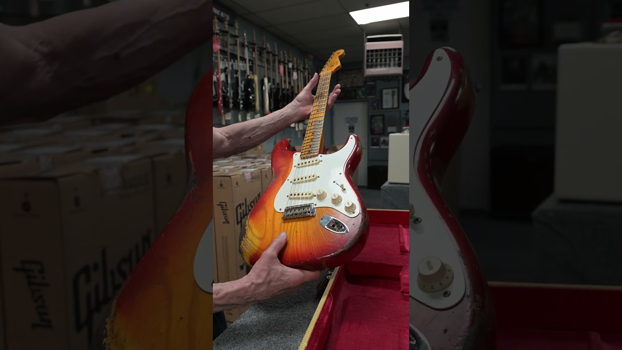 57 Heavy Relic Strat | Under 8 lbs | Custom Shop - YouTube
