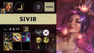 (CNWI Doinb) Sivir ADC vs Ziggs - KR Challenger Patch 26.11