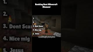 Ranking Best Minecraft Moment#shorts #minecraft #shortvideo