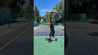 Deal With High Backhands 🎾 (simple solution)
