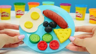 Play Doh Oyun Hamurundan Kahvaltı Tabağı Yapıyoruz Hamur Oyunları Çocuklar Için