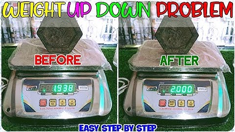 Weighing machine Calibration 30kg 2g ENTER CARD