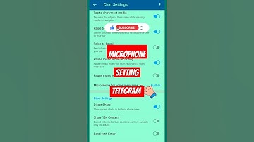 Built-In & Headset Microphone in Telegram  #shortsfeed #microphonesettings