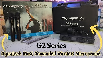 DYNATECH G2 SERIES DUAL WIRELESS MICROPHONE | PRICE | DETAILED VIDEO | DISPLAY TESTING