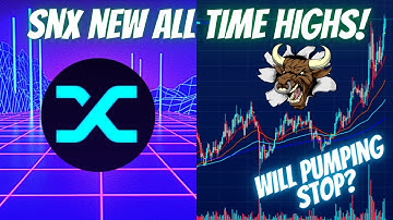 Synthetix SNX Breaking News - New All Time Highs - Price Prediction Quick & Dirty Technical Analysis