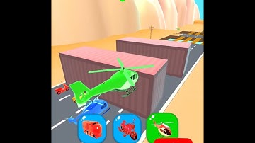 Shape-shifting Funny Race All Levels Gameplay Walkthrough Master Level #98 BeamNG.drive #Shorts