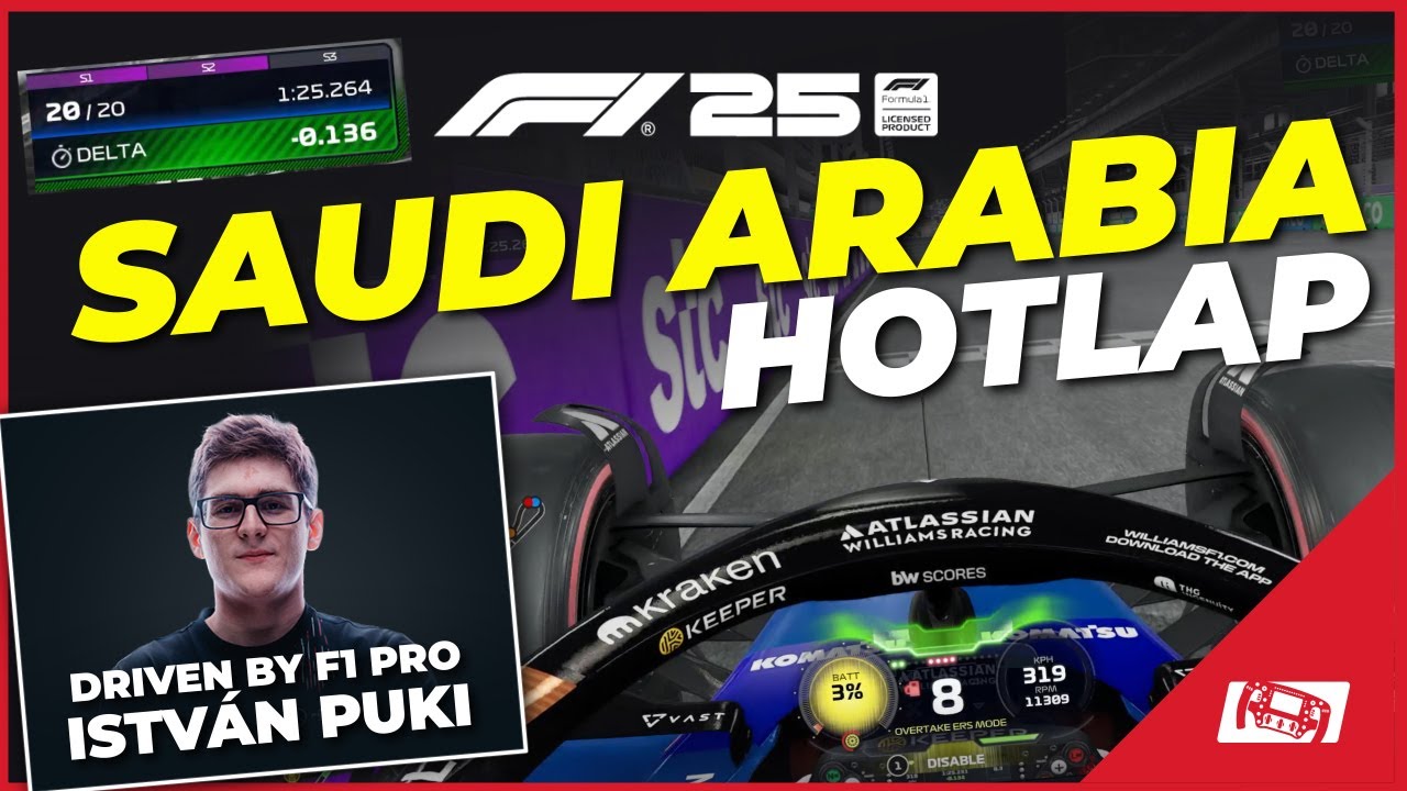 F1 25 Jeddah Hotlap, автор Иштван Пуки **