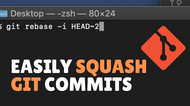 Error: cannot squash without a previous commit