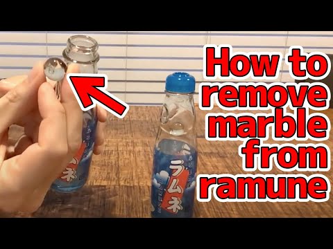 How To Remove The Marble From A Ramune Bottle Within 2 Minutes!