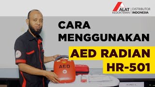 Cara Menggunakan AED Defibrilator Radian HR-501 | Demo Online Alat Kesehatan