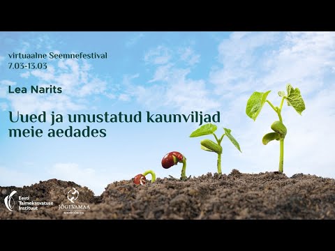 Uued ja unustatud kaunviljad meie aedades