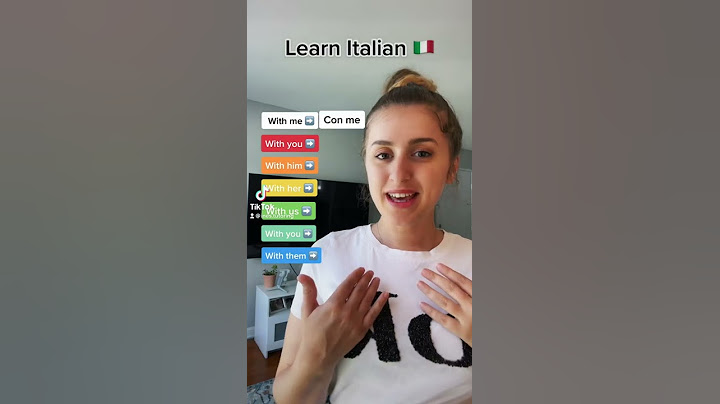 LEARN ITALIAN PT.1