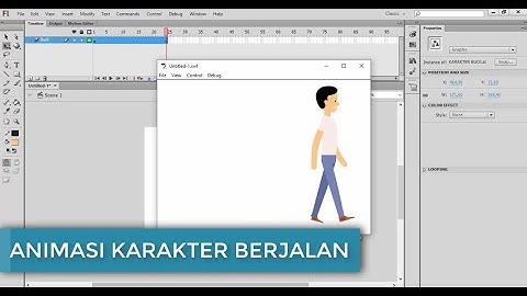 Tutorial Cara Membuat Animasi Karakter Berjalan di Adobe Flash