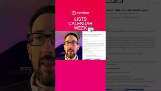Microsoft Lists Calendar View - Week screenshot 3
