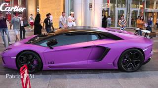 purple lamborghini aventador lp700