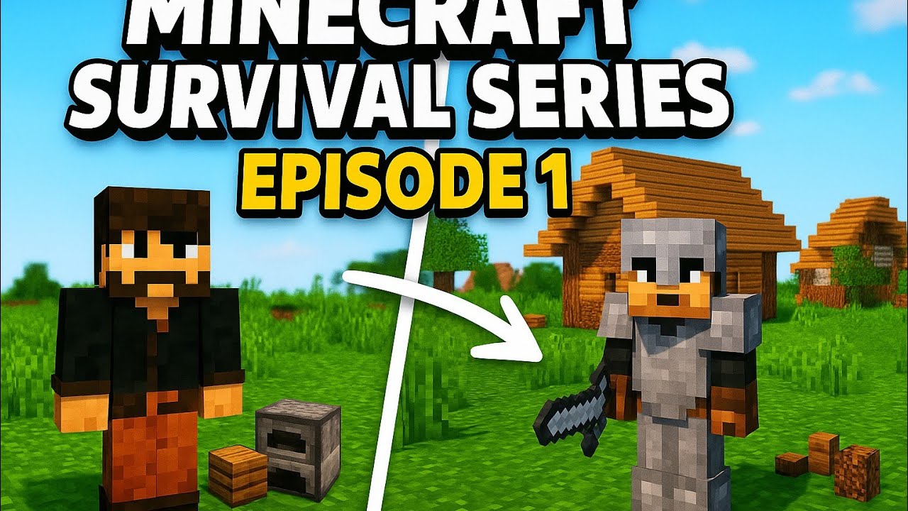 A New Journey || Minecraft survival series #1 - YouTube