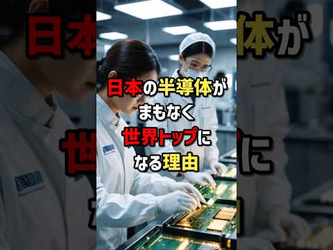日本の半導体がまもなく世界トップになる理由 #海外の反応