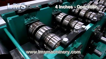 LMS Step Beam Roll Forming Machine with OnLine Welding