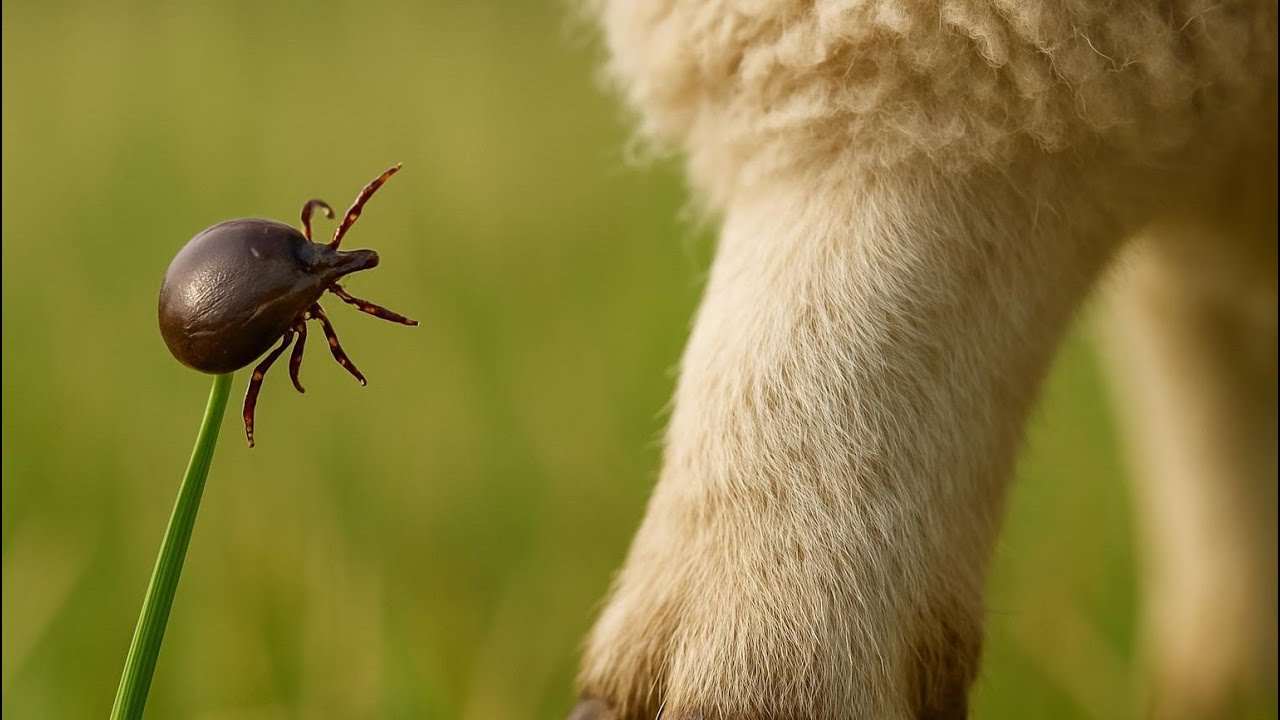 Watch the Tick Leap from Grass to Sheep’s Leg in a Stunning Move to Begin Its Mysterious Life Cycle!