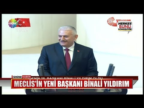 Meclis'in yeni başkanı Binali Yıldırım