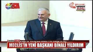 Meclis'in yeni başkanı Binali Yıldırım
