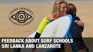 Surf Insight : Our feedback about Surf School Sri Lanka and Surf School Lanzarote
Thank you so much Yela for all your hard work and input into these videos .. A woman that truly loves her surfing and skating. Thanks too to all the other clients who helped us with Our feedback about Surf School Sri Lanka and Surf School Lanzarote and the Surf Insight channel. Please check out the description below to find out more about what we do.
It’s a great idea to subscribe to our channel for more surf techniques and knowledge and we also hope we see you soon at http://www.surfschoolanzarote.com/ #surfschoolanzarote and https://www.surfschoolsrilanka.com/ #surfschoolsrilanka
You can also follow us on Instagram https://www.instagram.com/surfschoolsrilanka/ and https://www.instagram.com/surfschoolanzarote/
Our clients Trip Advisor reviews for Surf School Lanzarote https://tinyurl.com/y2xbb8n2 and our Surf School Sri Lanka https://tinyurl.com/y6odvckf show the level of excellence weve achieved at both schools.
Please like and follow our Facebook pages for Lanzarote https://tinyurl.com/y9cuz66f and Sri Lanka https://tinyurl.com/y8ef2dwc
Please ask us questions about your surfing and the very best of surf coaching is waiting for you at our schools. Surf Insight : Our feedback about Surf School Sri Lanka and Surf School Lanzarote