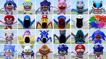 WHICH NEW ALL SHIN SONIC TAPES FAMILY VS SEA EATER FAMILY IS THE STRONGEST? in GMOD