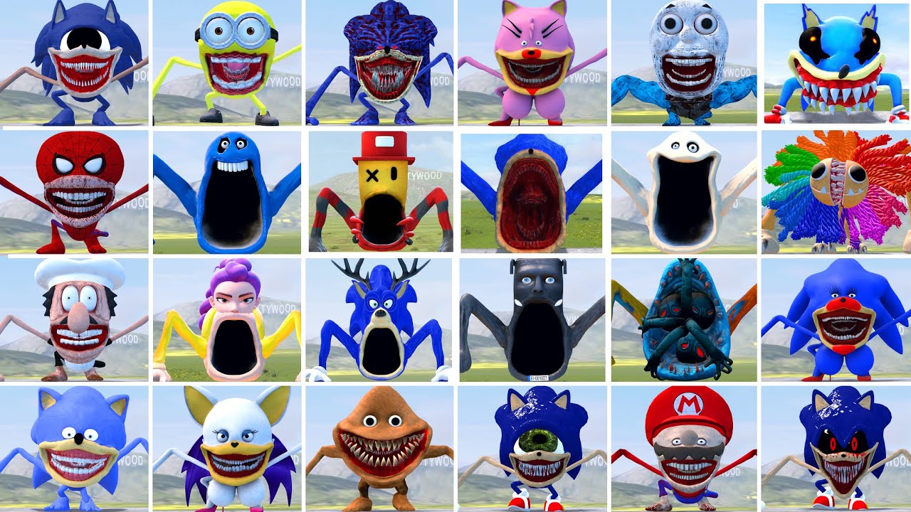 WHICH NEW ALL SHIN SONIC TAPES FAMILY VS SEA EATER FAMILY IS THE STRONGEST? in GMOD