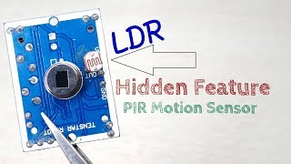 How to LDR with pir motion Detector sensor