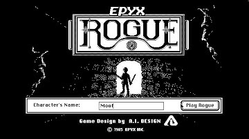 Playing Every Classic Mac Disk E90: Rogue (Macintosh, 1985)