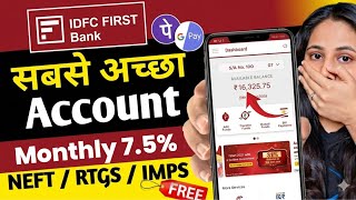 Idfc Zero Balance Account  Review  Idfc First Bank Zero Balance Account Opening Online