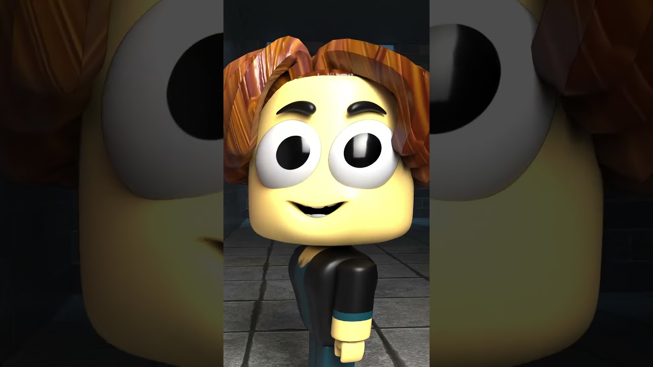 Bacon Hair plays with a ball (Roblox 3D)