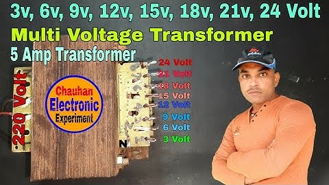 Multi Voltage Transformer Winding. 5 Amp Transformer Winding + Dada.
