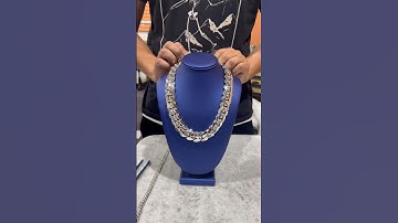 800 GRAM .999 SILVER Miami Cuban link MONSTER. 🏆 #gusvillajewelry #cubanlinkbracelet