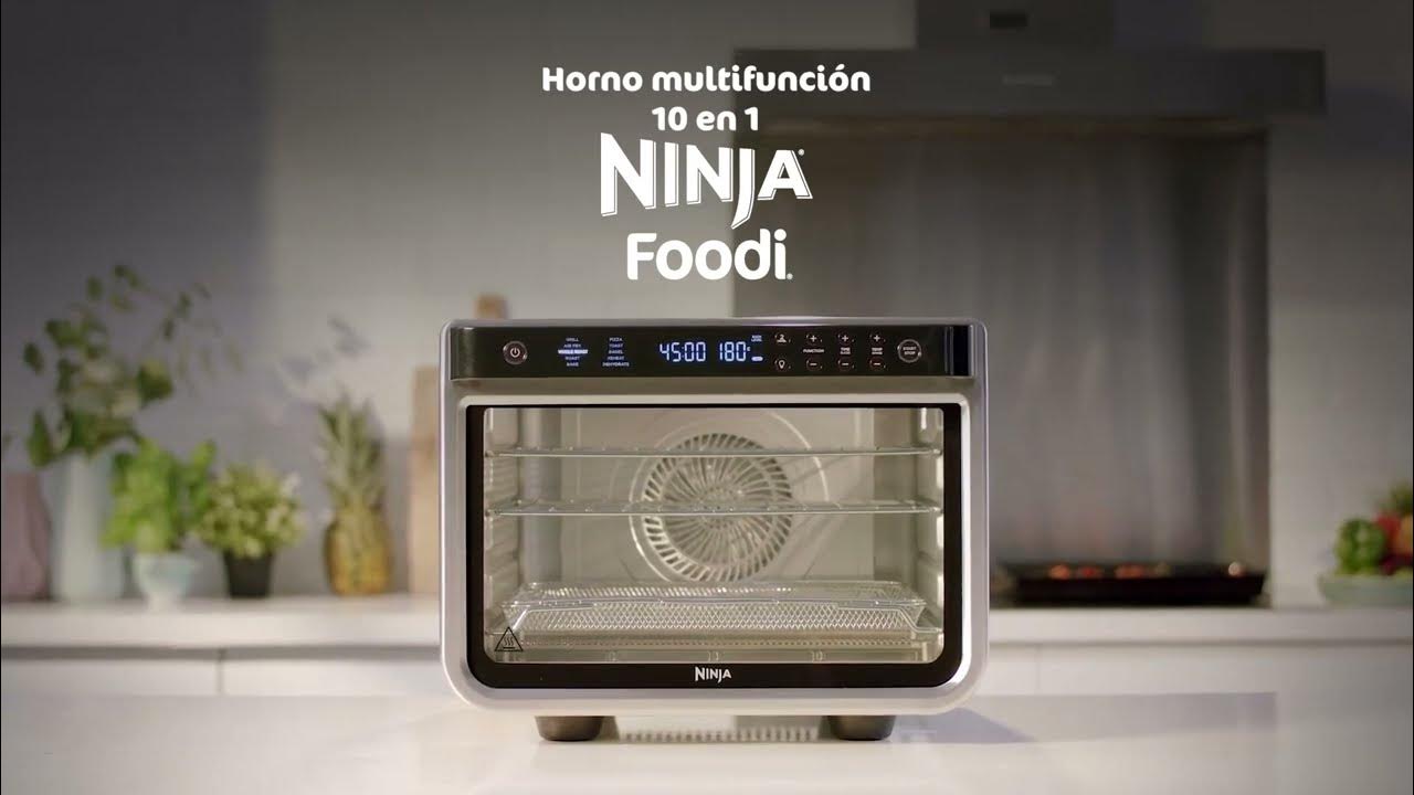 Horno de mesa eléctrico Ninja Foodi DT251 10 en 1 plata, sin aceite