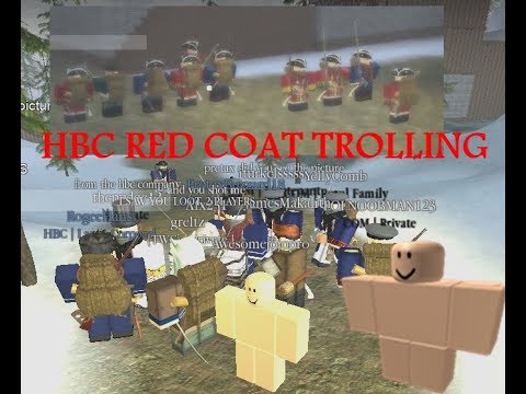 Hbc Red Coat Trolling The Northern Frontier Roblox Youtube