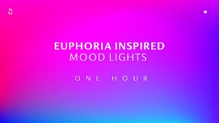 Euphoria Inspired Mood Lights ✼ with Chillhop Beats ~ ONE HOUR Screensaver screenshot 1