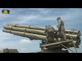 Raket-artilleriya batareyalarının döyüş atışlı taktiki təlimləri keçirilir
