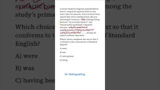 Finding the Subject on SAT® Verb Questions