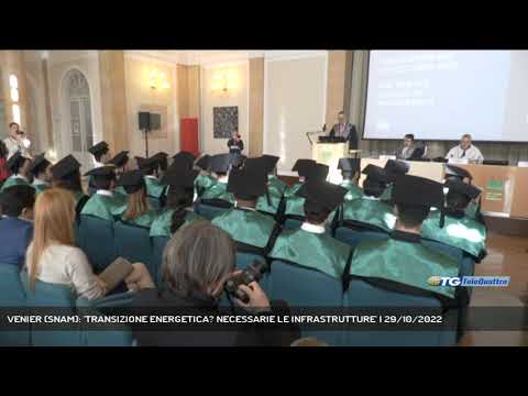 VENIER (SNAM): 'TRANSIZIONE ENERGETICA? NECESSARIE LE INFRASTRUTTURE' | 29/10/2022