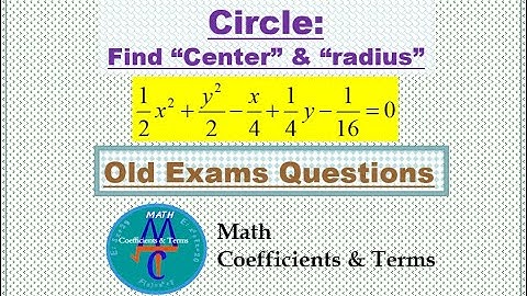 Circles, Graphs, Intercepts, & Symmetry (8 Old Exam Questions)