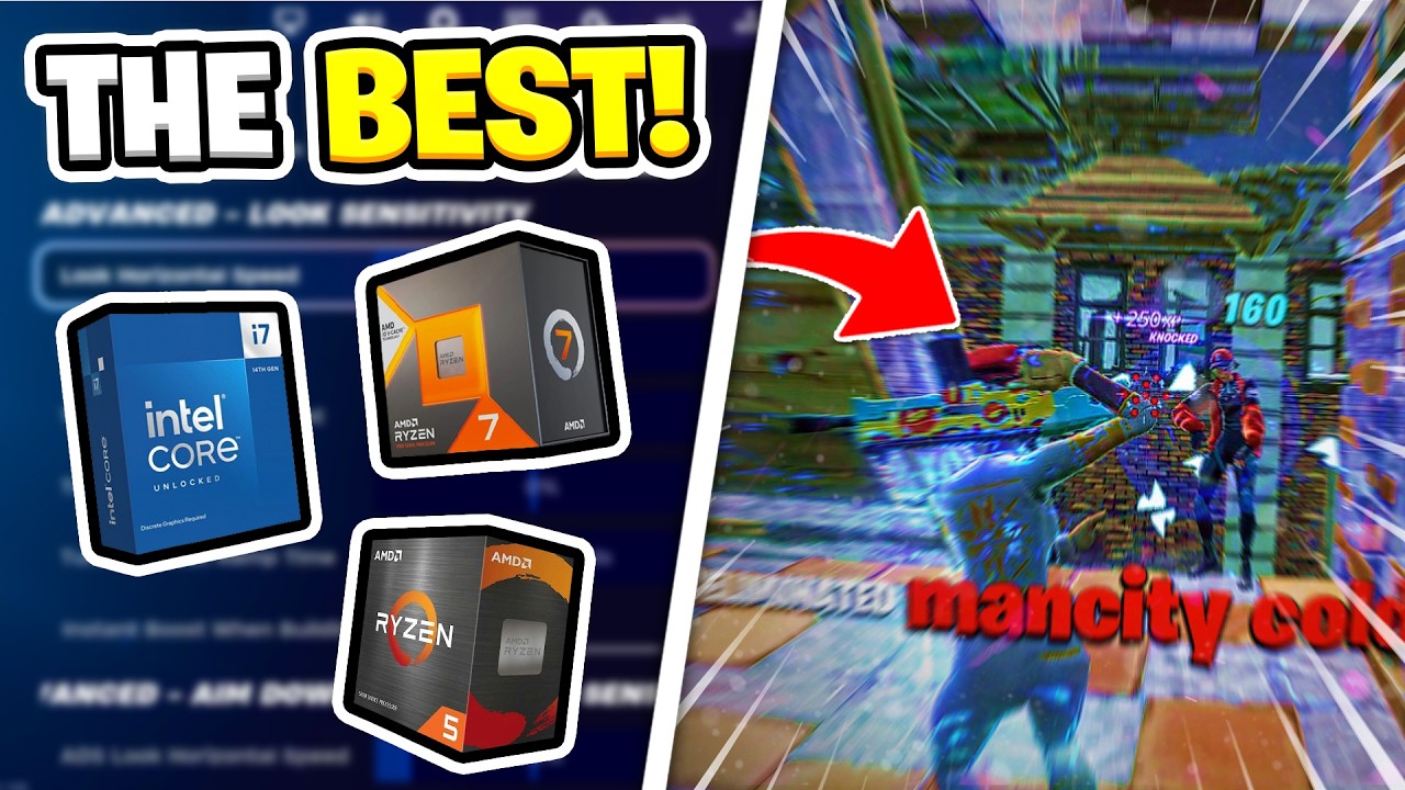 The BEST CPU's For Fortnite! (240+ FPS!) - YouTube
