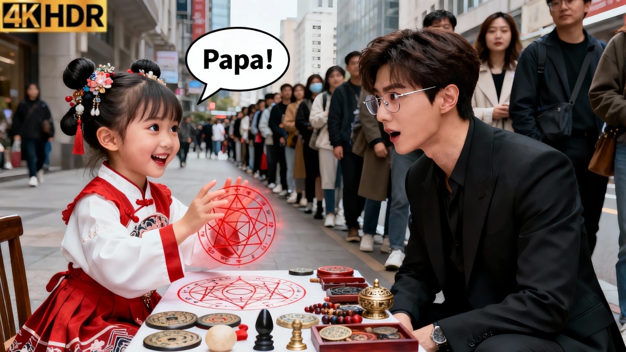 طفلة صغيرة عرافة تأتي للمدينة، تجد والدها المدير التنفيذي وتزيل لعنة العائلة! عائلة سعيدة!